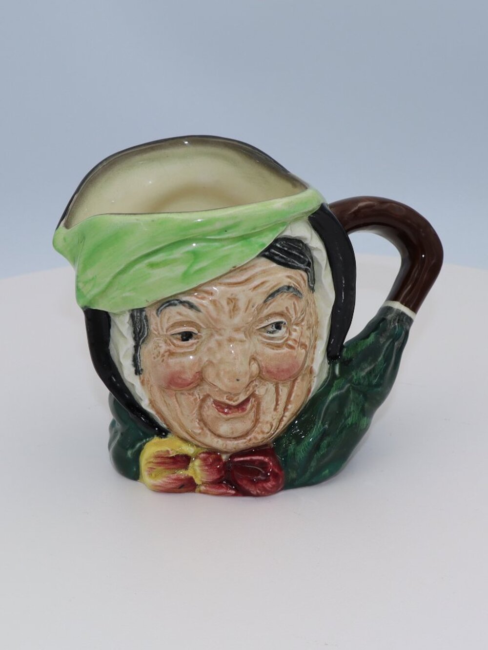 Vintage Royal Doulton Sairey Gamp Toby Mug Pitcher England 3 1/4"